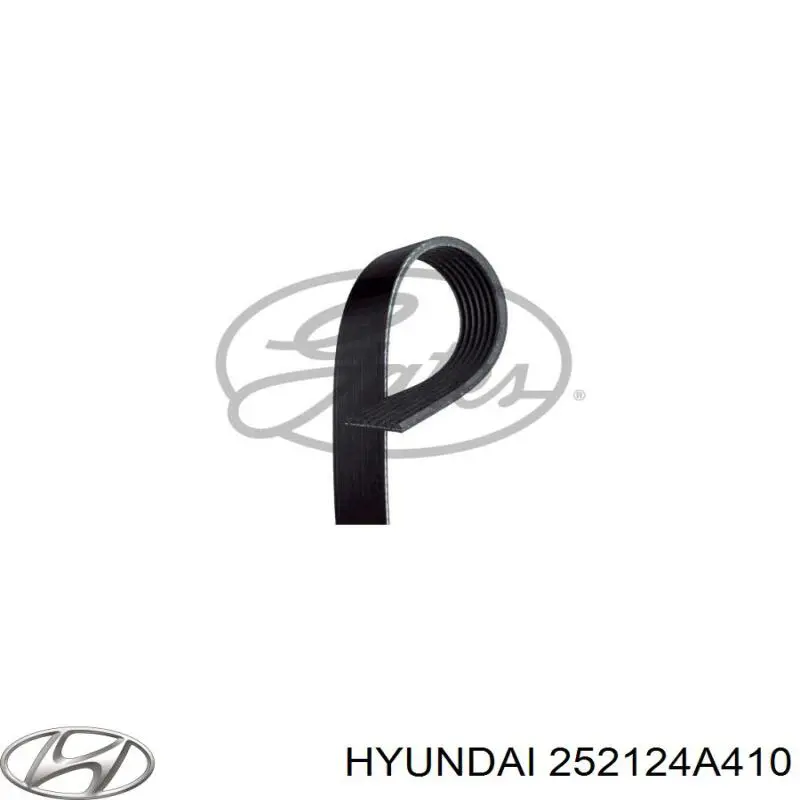 252124A410 Hyundai/Kia Поликлиновый ремень