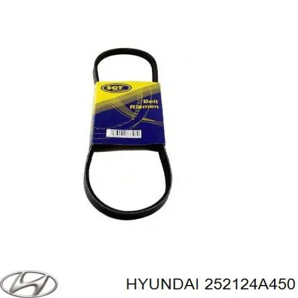 Купить 252124A450 Hyundai/Kia Ремень генератора