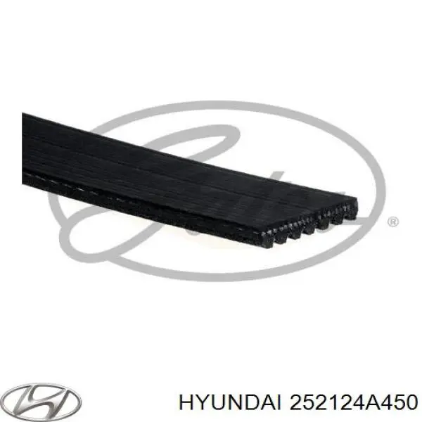 Клиновый ремень Hyundai/Kia 252124A450 цена, от 22.40 USD