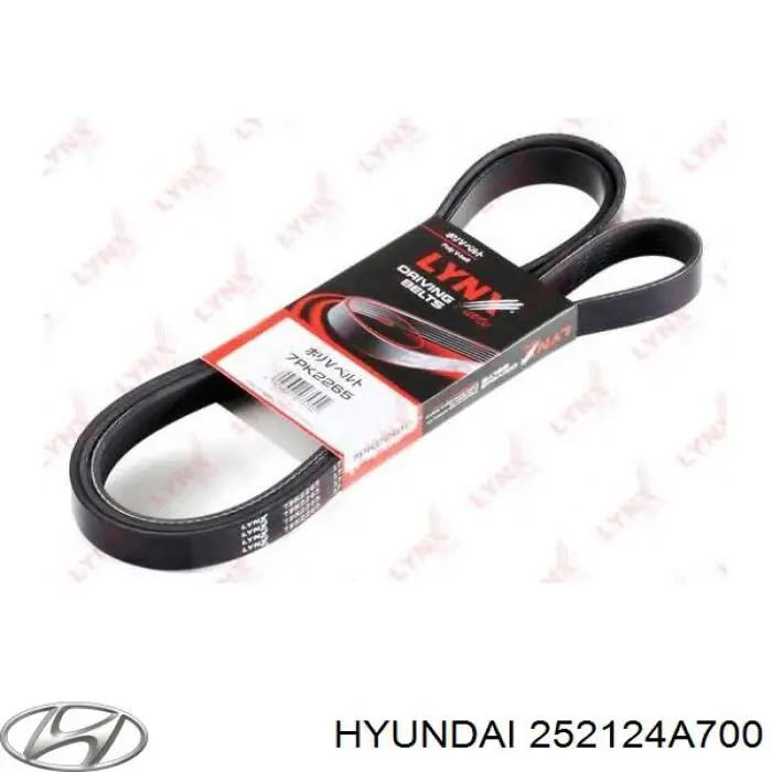 Клиновый ремень Hyundai/Kia 252124A700 цена, от 22.93 USD
