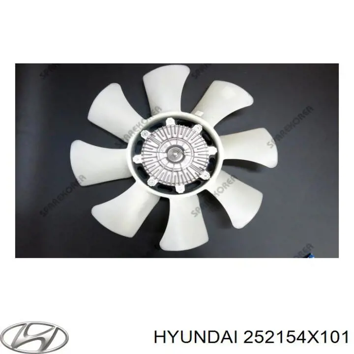 Купить 252154X101 Hyundai/Kia Муфта вентилятора охлаждения