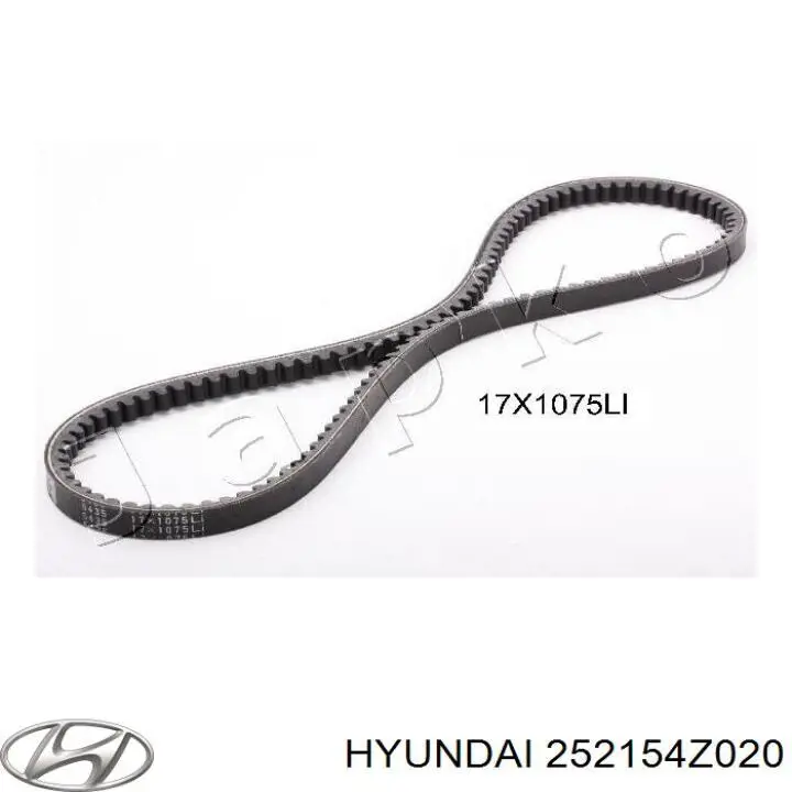 Клиновый ремень Hyundai/Kia 252154Z020 цена, от 15.94 USD