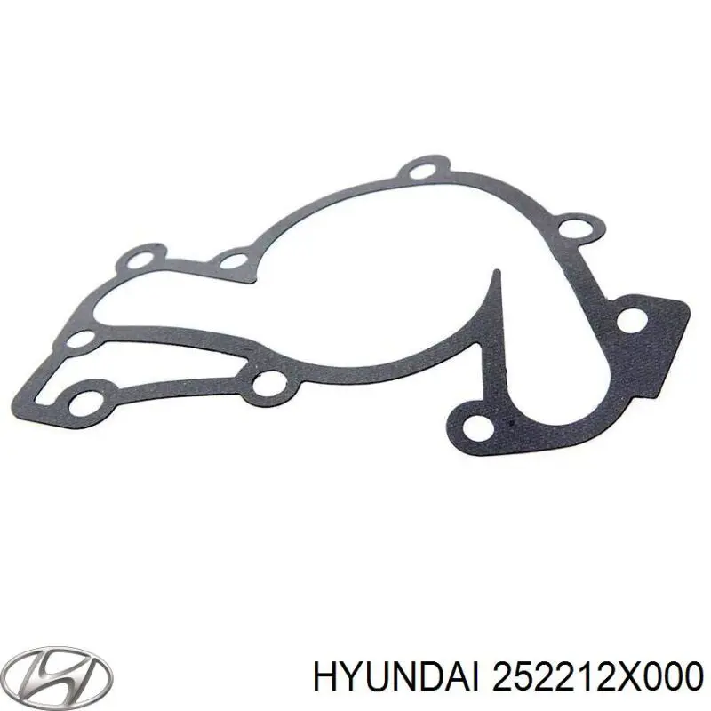 Шкив помпы водяного насоса Hyundai/Kia 252212X000 цена, от 22.20 USD