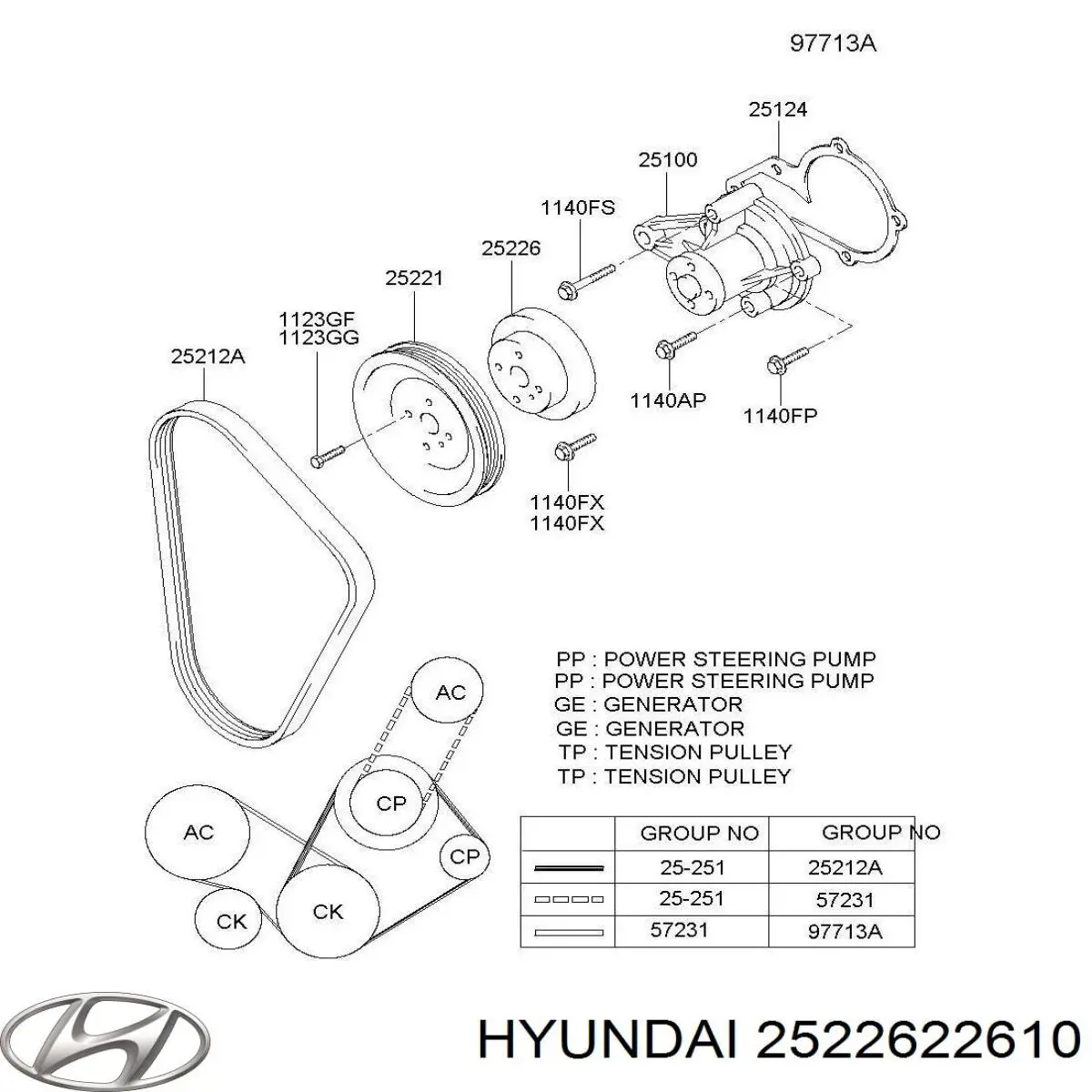  2522622610 Hyundai/Kia