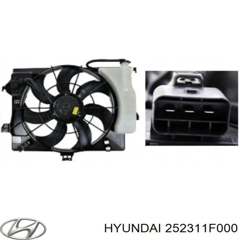 Ventilador (roda de aletas) do radiador de esfriamento para Hyundai Tucson (TM)