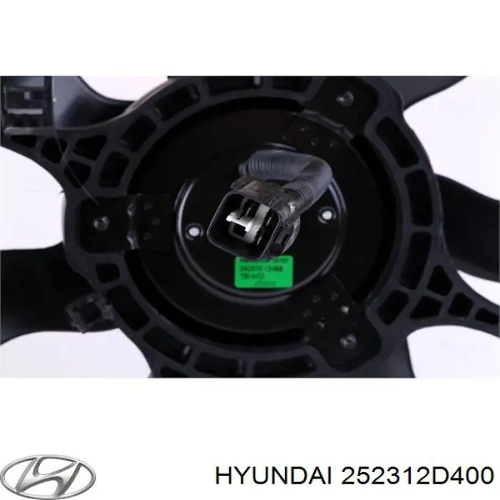 Крыльчатка радиатора охлаждения 252312D400 Hyundai/Kia
