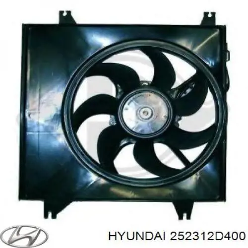 Вентилятор/крыльчатка радиатора охлаждения Hyundai/Kia 252312D400 цена, от 123.89 USD