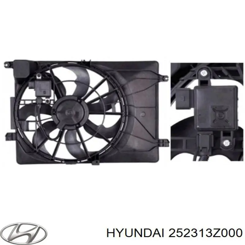 Ventilador (roda de aletas) do radiador de esfriamento para Hyundai I40 (VF)