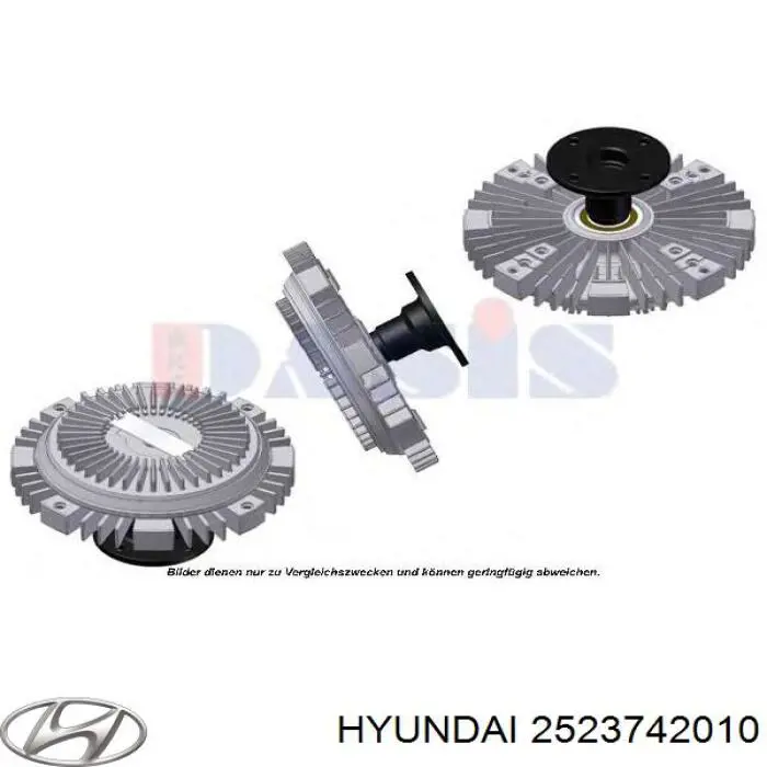 Купить 2523742010 Hyundai/Kia Муфта вентилятора охлаждения