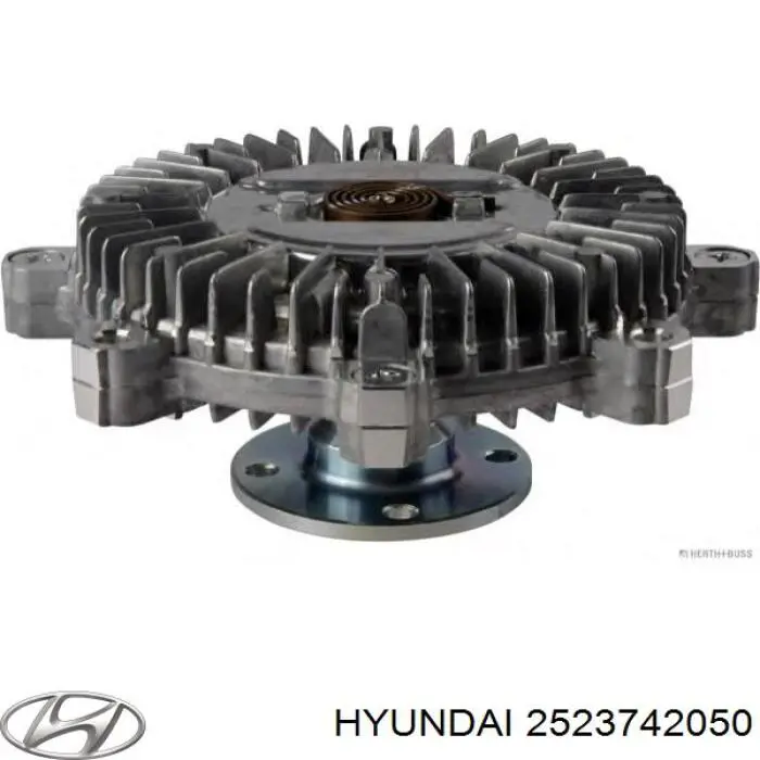 Вискомуфта (вязкостная муфта) вентилятора охлаждения Hyundai/Kia 2523742050