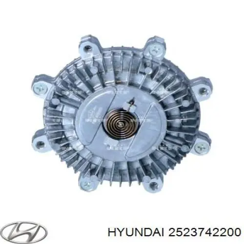 2523742200 Hyundai/Kia Гидромуфта привода вентилятора