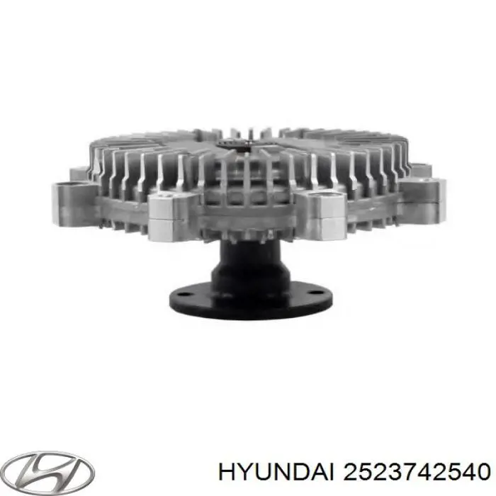2523742540 Hyundai/Kia вискомуфта (вязкостная муфта вентилятора охлаждения)