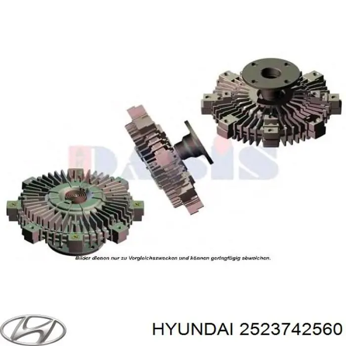 Вискозная муфта Hyundai/Kia 2523742560 цена, от 57.03 USD