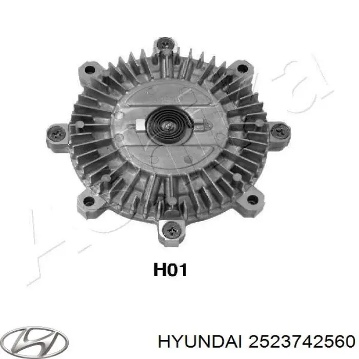 Купить 2523742560 Hyundai/Kia Муфта вентилятора охлаждения