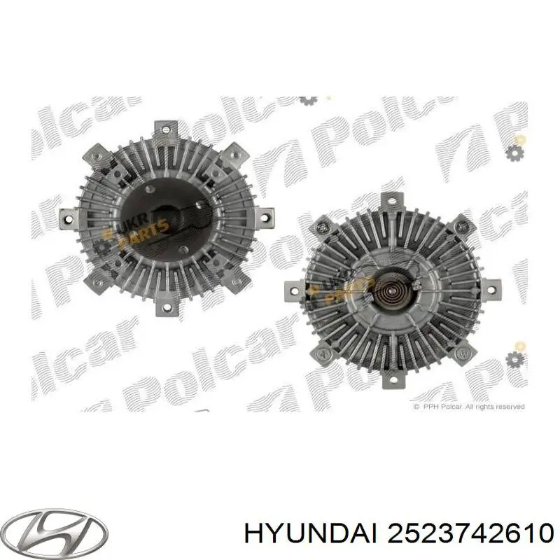 Вискомуфта вентилятора SV6060 Polcar