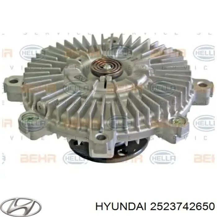 Вискомуфта (вязкостная муфта) вентилятора охлаждения Hyundai/Kia 2523742650