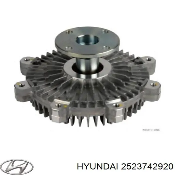 2523742920 Hyundai/Kia вискомуфта (вязкостная муфта вентилятора охлаждения)