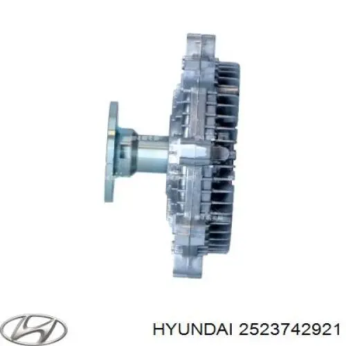 Вискомуфта вентилятора 2523742921 Hyundai/Kia