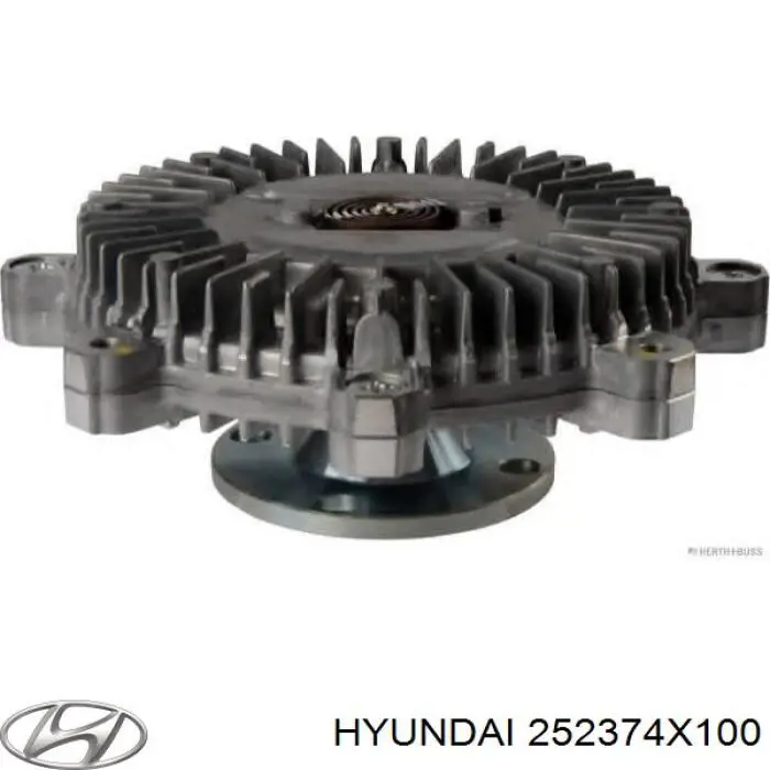 Вискомуфта (вязкостная муфта) вентилятора охлаждения Hyundai/Kia 252374X100