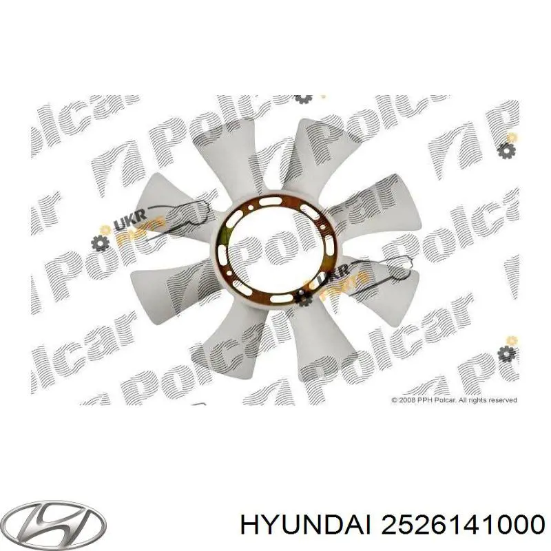 Купить HR119100 Hyundai/Kia Крыльчатка радиатора охлаждения