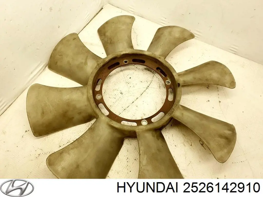 Купить 2526142910 Hyundai/Kia Крыльчатка радиатора охлаждения