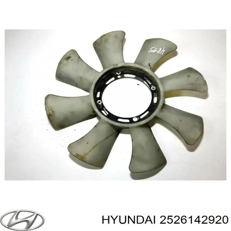 Вентилятор/крыльчатка радиатора охлаждения Hyundai/Kia 2526142920 цена, от 17.74 USD