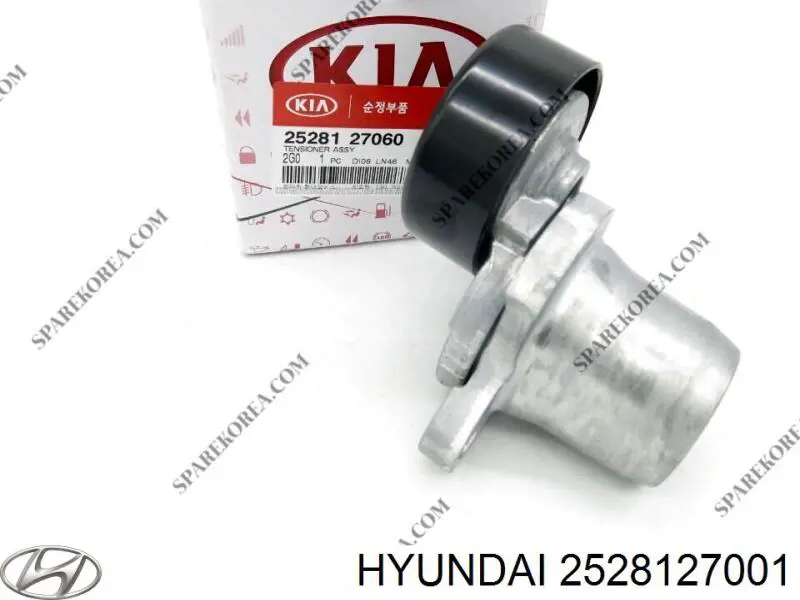Роликовий модуль натяжителя ремня Hyundai/Kia 2528127001 цена, от 39.61 USD