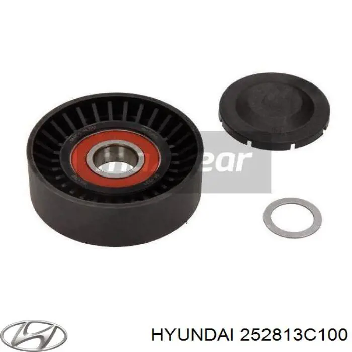 Роликовий модуль натяжителя ремня Hyundai/Kia 252813C100 цена, от 68.61 USD