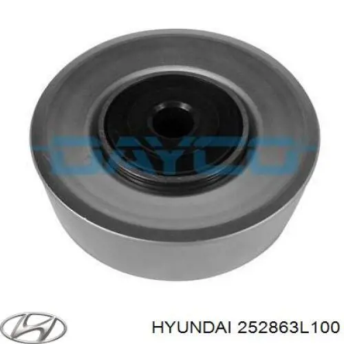 Паразитный ролик приводного ремня Hyundai/Kia 252863L100 цена, от 18.36 USD
