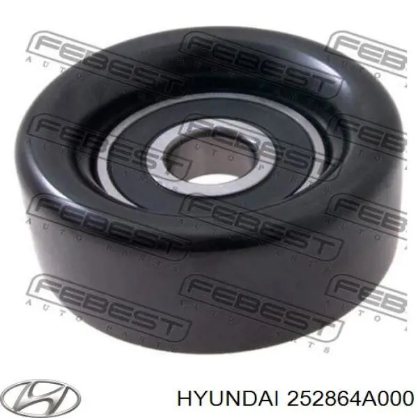 252864A000 Hyundai/Kia Ролик натяжителя ремня агрегатов