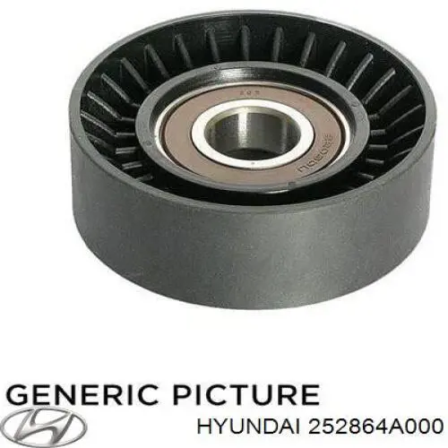 Натяжной ролик 252864A000 Hyundai/Kia