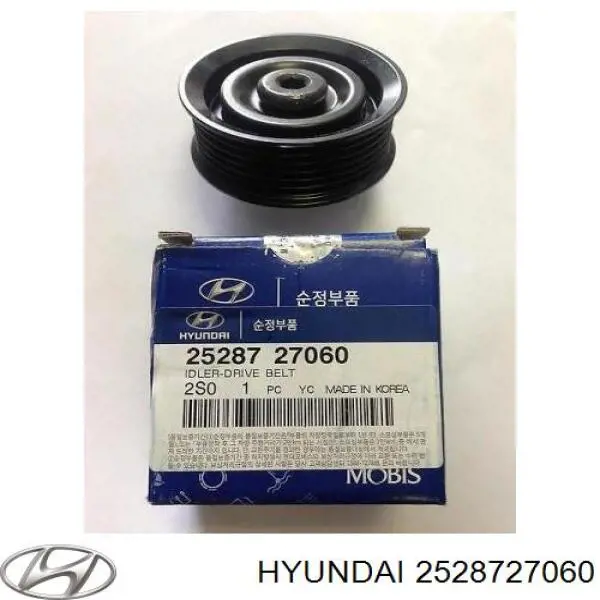 2528727060 Hyundai/Kia rolo parasita da correia de transmissão