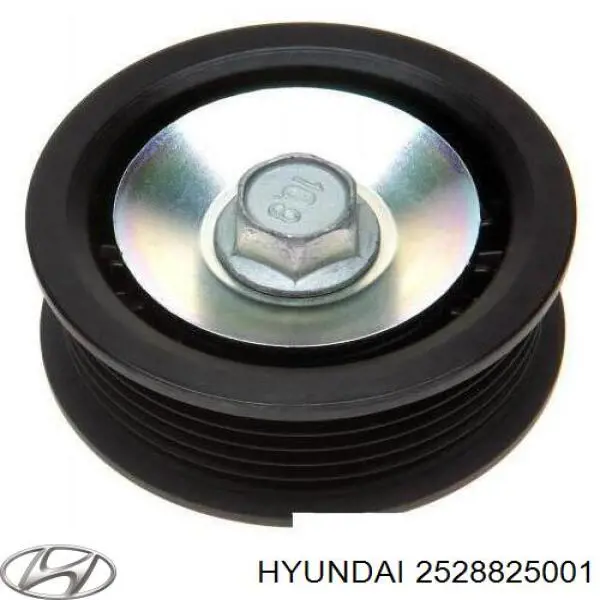 2528825001 Hyundai/Kia Ролик приводного ремня, паразитный