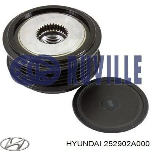 Купить 252902A000 Hyundai/Kia Шкив ремня генератора