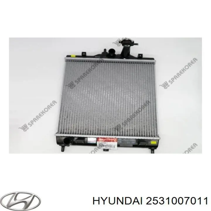 2531007011 Hyundai/Kia радиатор