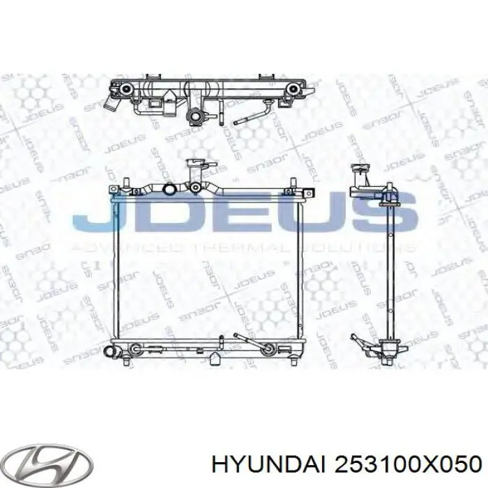 253100X050 Hyundai/Kia Радиатор основной