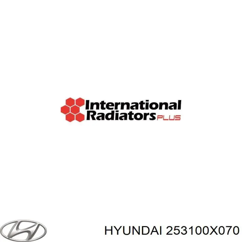 Купить 253100X070 Hyundai/Kia Радиатор водяной