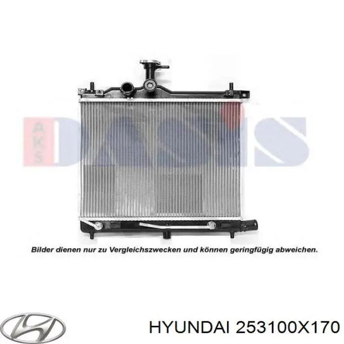 Купить 253100X150 Hyundai/Kia Радиатор водяной