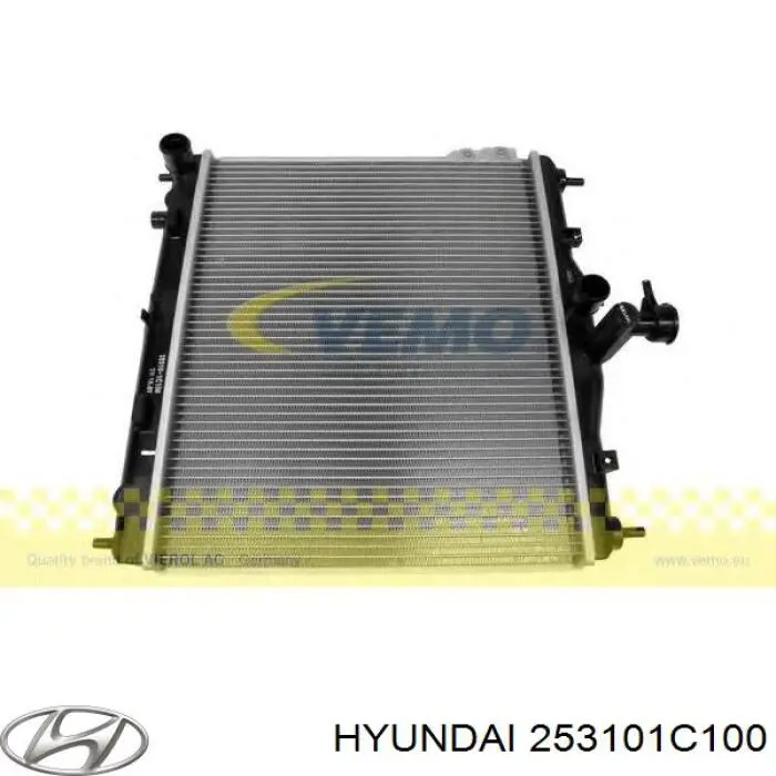 Купить 253101C100 Hyundai/Kia Радиатор водяной