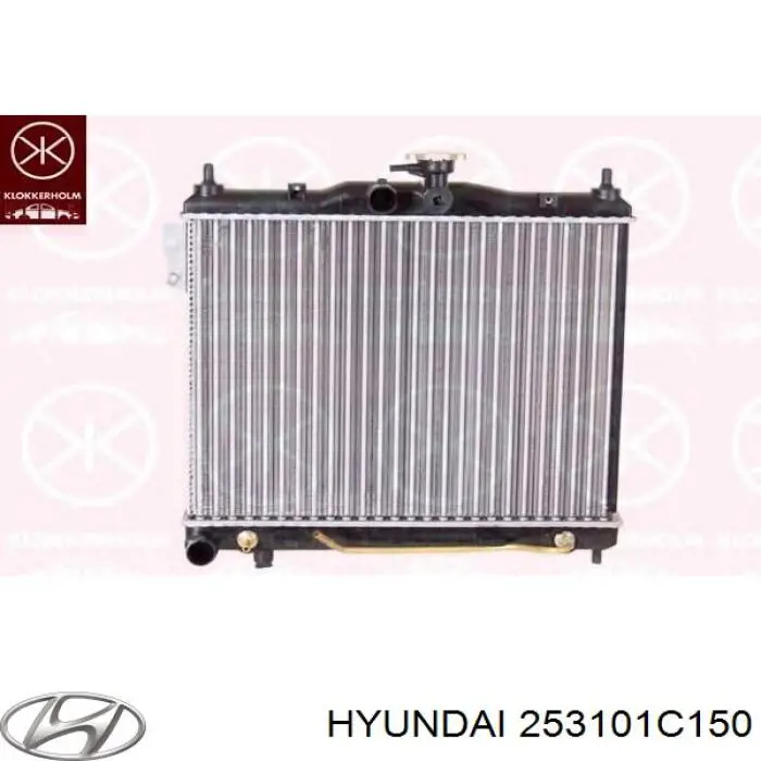 Радиатор охлаждения Korea (oem) 253101C150