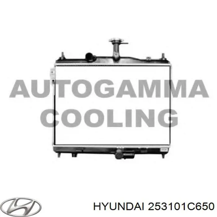 Купить 253101C650 Hyundai/Kia Радиатор водяной