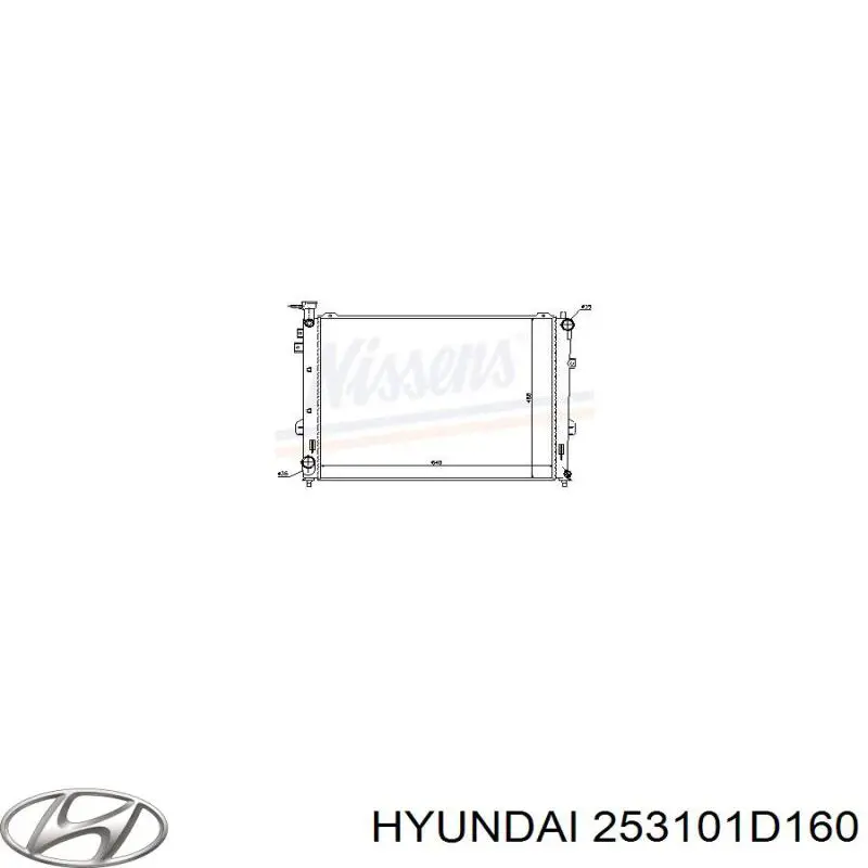 Радиатор охлаждения двигателя Hyundai/Kia 253101D160 цена, от 134.01 USD