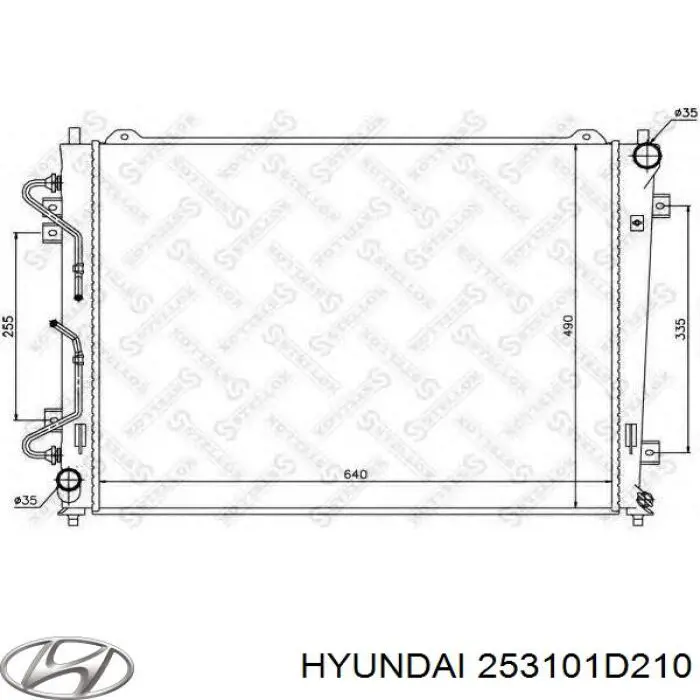 253101D210 Hyundai/Kia Радиатор основной