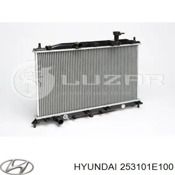 Радиатор охлаждения двигателя Hyundai/Kia 253101E100 цена, от 93.37 USD