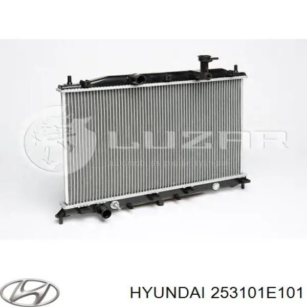 253101E101 Hyundai/Kia radiador de esfriamento de motor