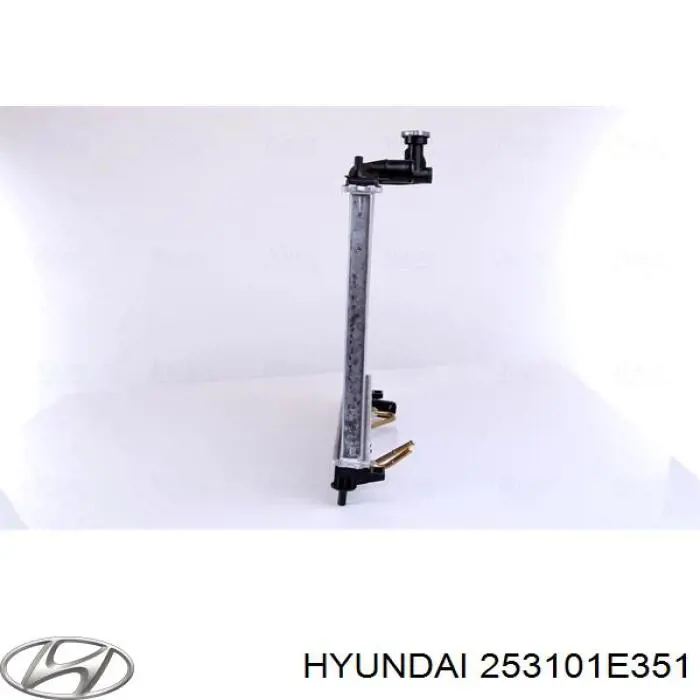 Радиатор охлаждения двигателя Hyundai/Kia 253101E351 цена, от 134.96 USD