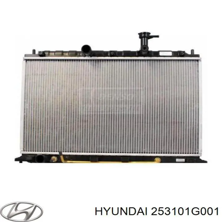 253101G001 Hyundai/Kia radiador de esfriamento de motor