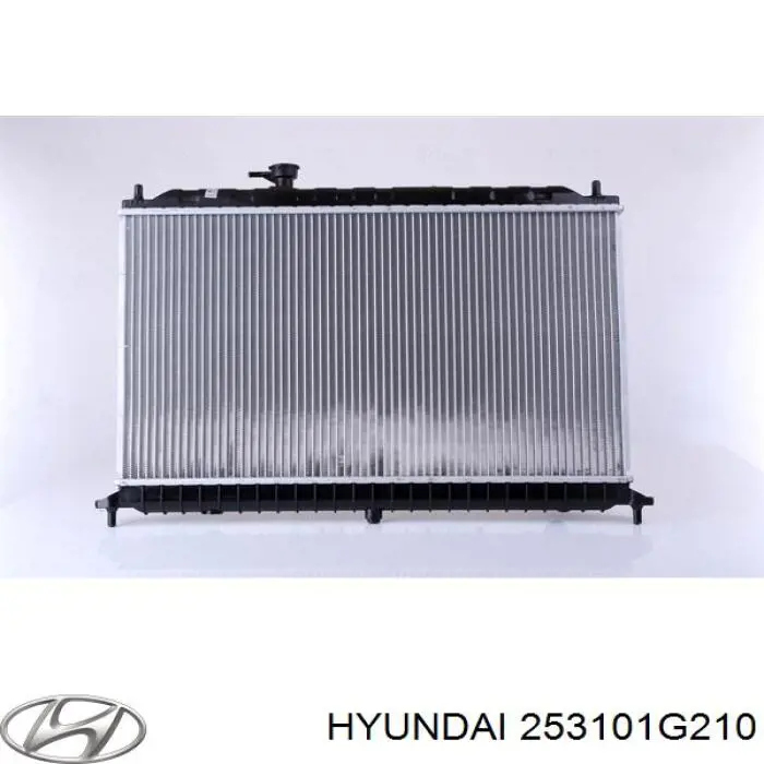 Радиатор охлаждения двигателя Hyundai/Kia 253101G210 цена, от 87.81 USD