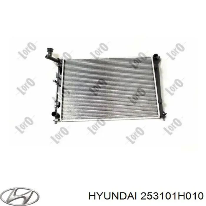 Радиатор охлаждения Hyundai/Kia 253101H010