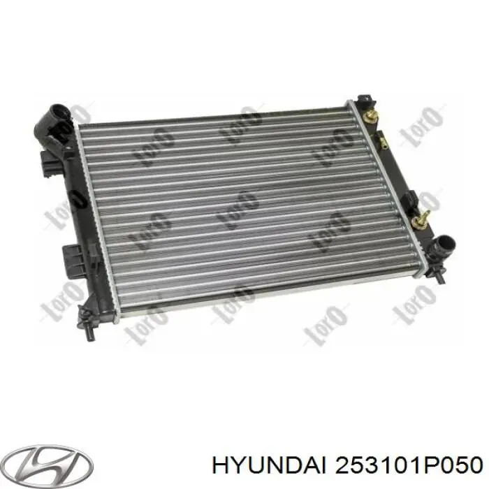 Радиатор охлаждения Hyundai/Kia 253101P050